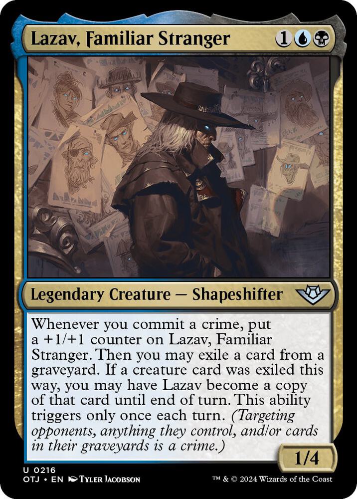 Lazav, Familiar Stranger, Outlaws of Thunder Junction 216