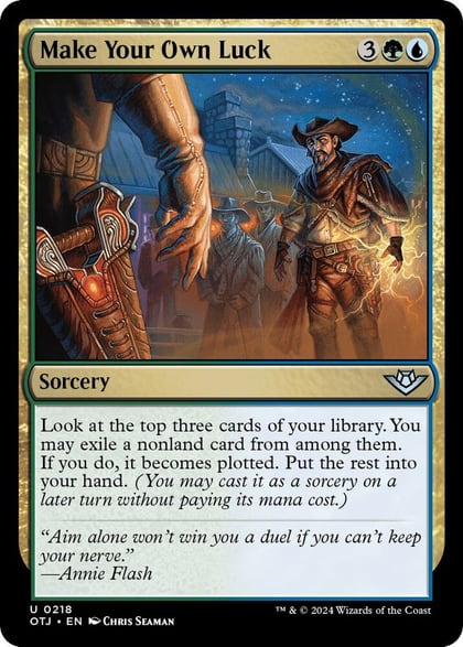 Make Your Own Luck, Outlaws of Thunder Junction 218