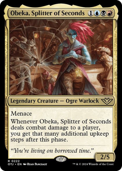 Obeka, Splitter of Seconds, Outlaws of Thunder Junction 222
