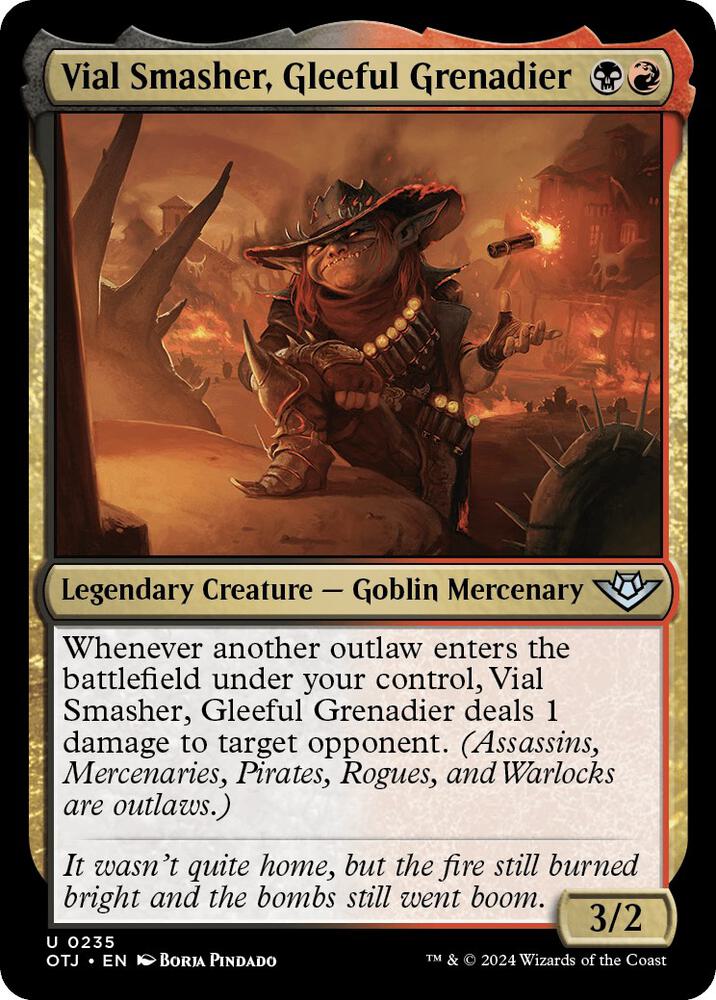 Vial Smasher, Gleeful Grenadier, Outlaws of Thunder Junction 235