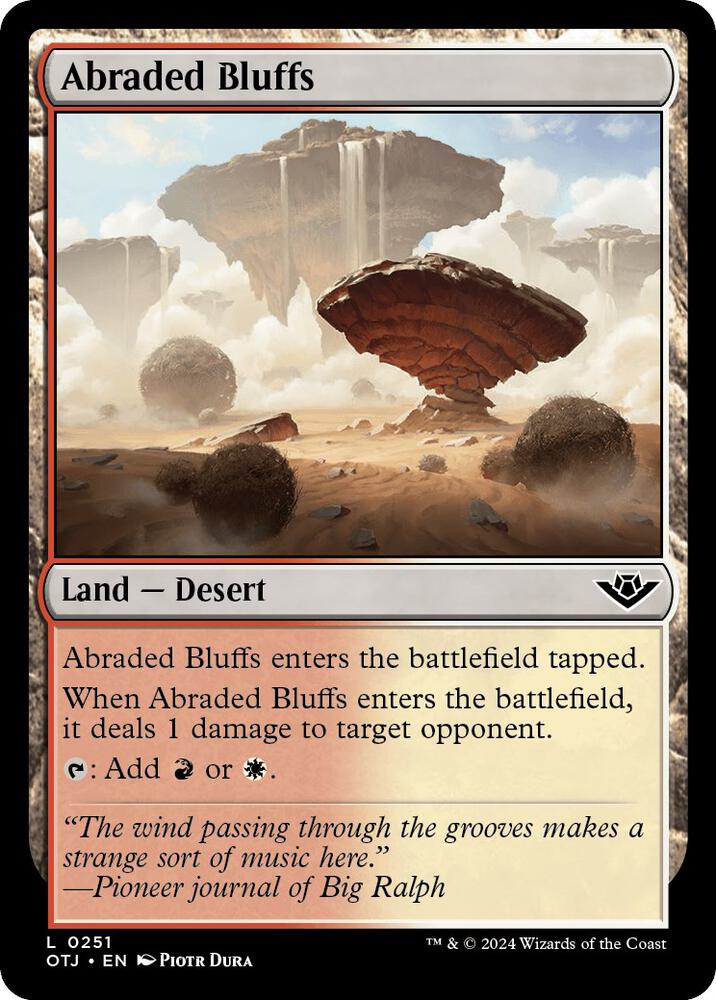 Abraded Bluffs, Outlaws of Thunder Junction 251