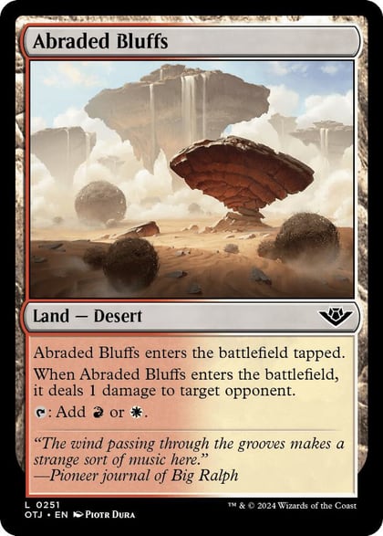 Abraded Bluffs, Outlaws of Thunder Junction 251