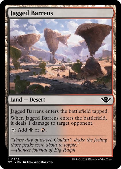 Jagged Barrens, Outlaws of Thunder Junction 259