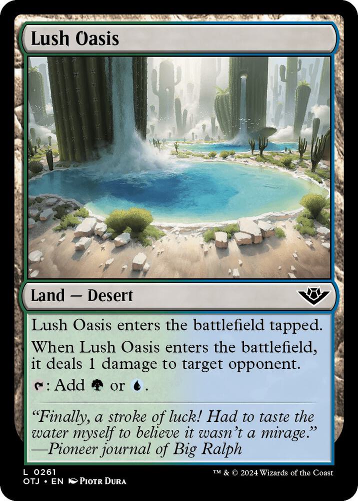Lush Oasis, Outlaws of Thunder Junction 261