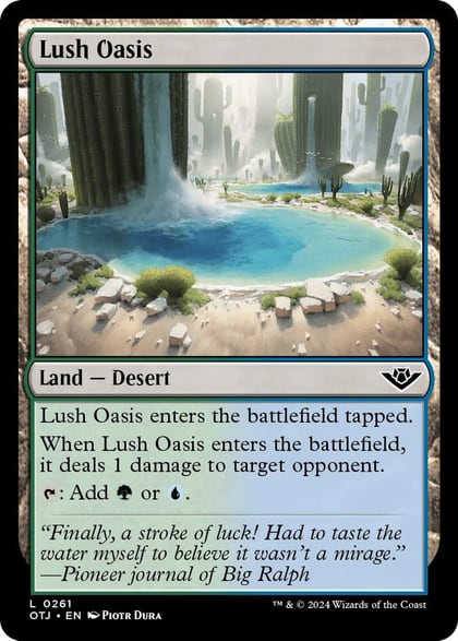 Lush Oasis, Outlaws of Thunder Junction 261