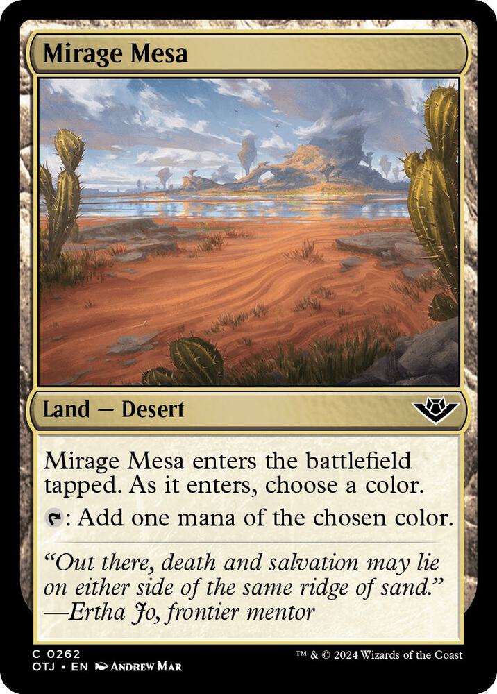 Mirage Mesa, Outlaws of Thunder Junction 262