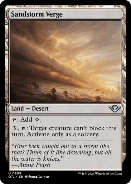 Sandstorm Verge, Outlaws of Thunder Junction 263