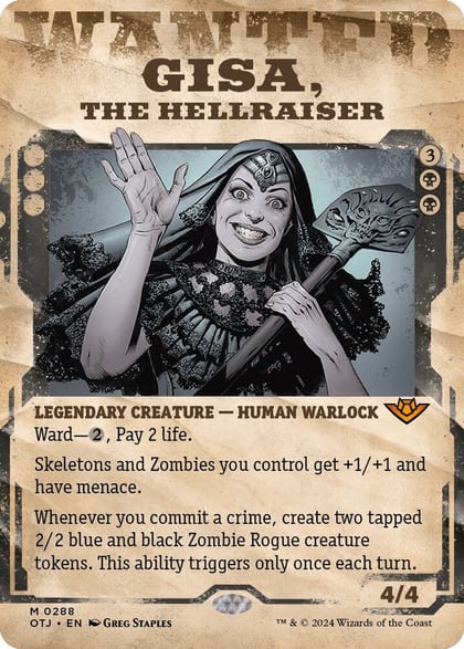 Gisa, the Hellraiser (Showcase), Outlaws of Thunder Junction 288