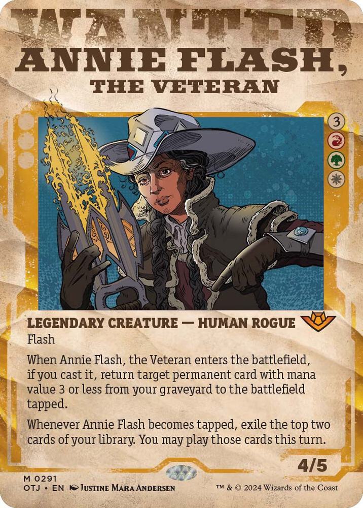 Annie Flash, the Veteran (Showcase), Outlaws of Thunder Junction 291