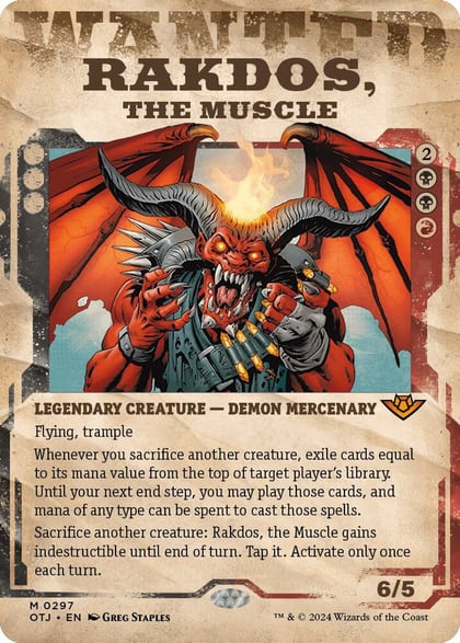 Rakdos, the Muscle (Showcase), Outlaws of Thunder Junction 297