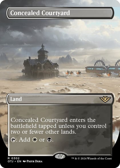 Concealed Courtyard (Borderless), Outlaws of Thunder Junction 302