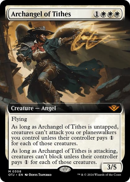 Archangel of Tithes (Extended Art), Outlaws of Thunder Junction 308