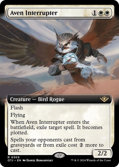 Aven Interrupter (Extended Art), Outlaws of Thunder Junction 309