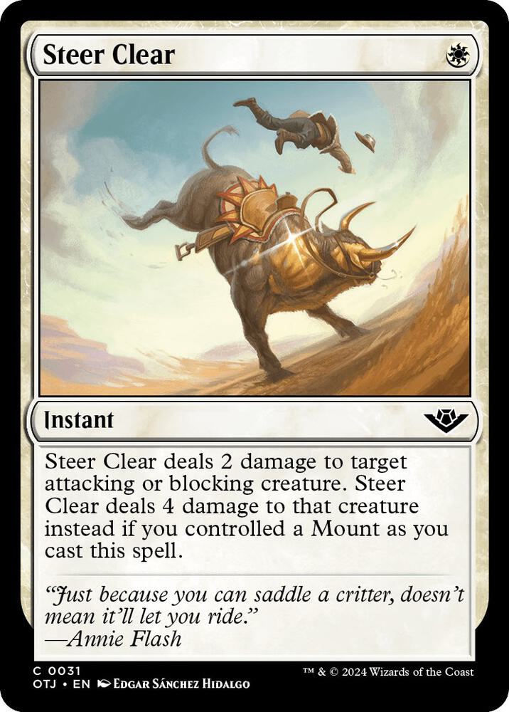 Steer Clear, Outlaws of Thunder Junction 31