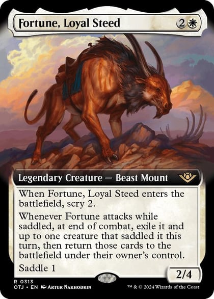 Fortune, Loyal Steed (Extended Art), Outlaws of Thunder Junction 313