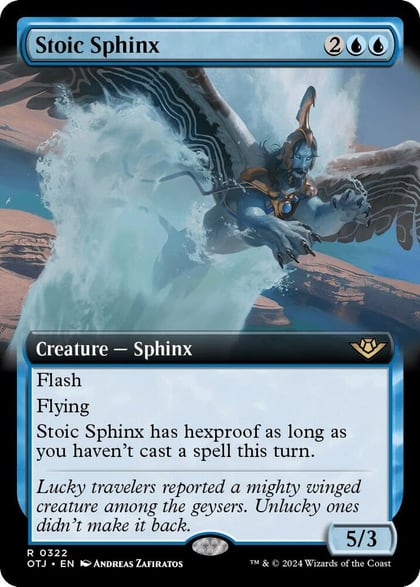 Stoic Sphinx (Extended Art), Outlaws of Thunder Junction 322