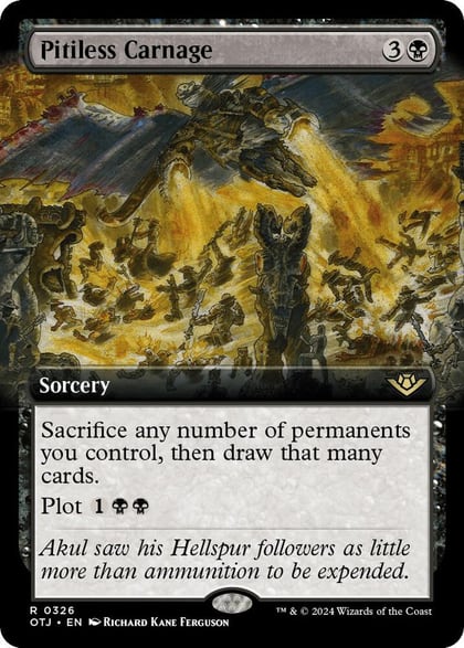 Pitiless Carnage (Extended Art), Outlaws of Thunder Junction 326