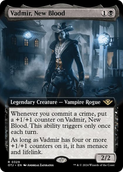 Vadmir, New Blood (Extended Art), Outlaws of Thunder Junction 329