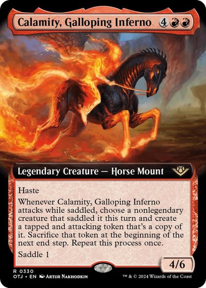 Calamity, Galloping Inferno (Extended Art), Outlaws of Thunder Junction 330