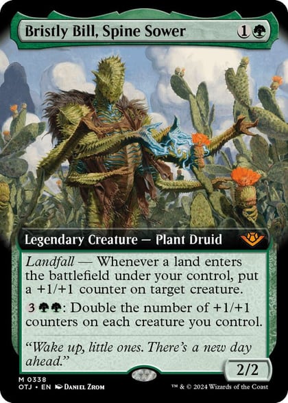 Bristly Bill, Spine Sower (Extended Art), Outlaws of Thunder Junction 338