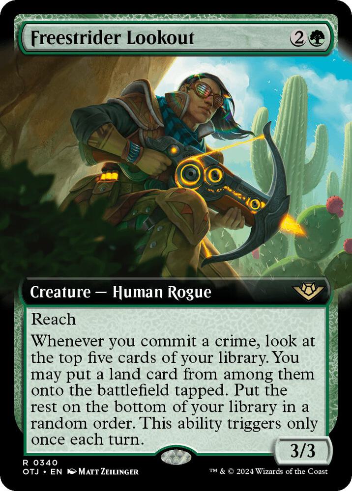 Freestrider Lookout (Extended Art), Outlaws of Thunder Junction 340