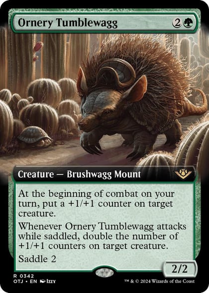 Ornery Tumblewagg (Extended Art), Outlaws of Thunder Junction 342
