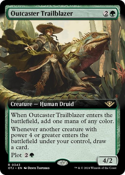 Outcaster Trailblazer (Extended Art), Outlaws of Thunder Junction 343