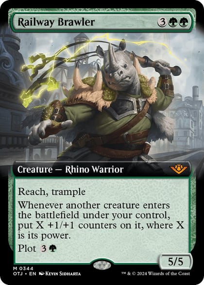 Railway Brawler (Extended Art), Outlaws of Thunder Junction 344
