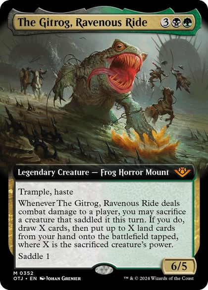 The Gitrog, Ravenous Ride (Extended Art), Outlaws of Thunder Junction 352