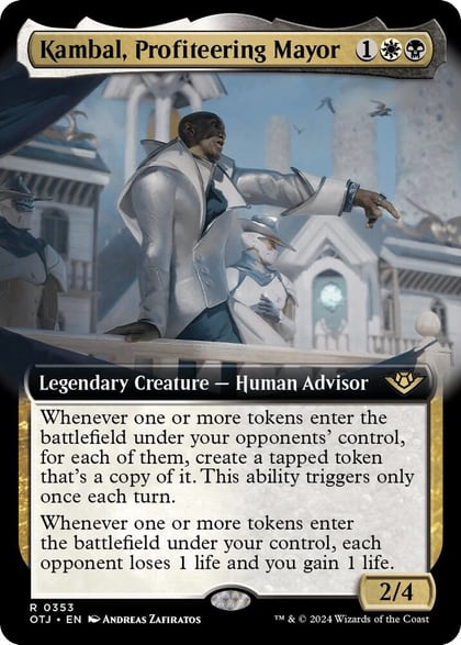 Kambal, Profiteering Mayor (Extended Art), Outlaws of Thunder Junction 353