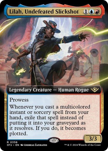 Lilah, Undefeated Slickshot (Extended Art), Outlaws of Thunder Junction 356