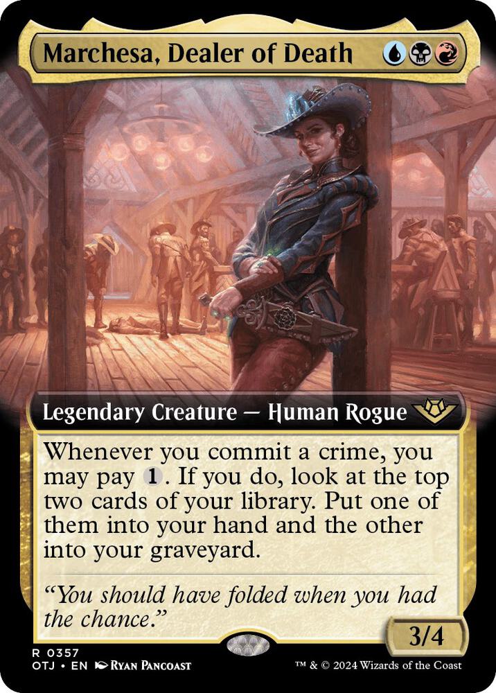 Marchesa, Dealer of Death (Extended Art), Outlaws of Thunder Junction 357