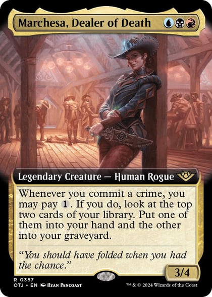 Marchesa, Dealer of Death (Extended Art), Outlaws of Thunder Junction 357