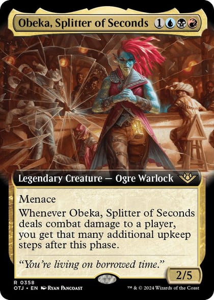 Obeka, Splitter of Seconds (Extended Art), Outlaws of Thunder Junction 358