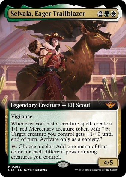 Selvala, Eager Trailblazer (Extended Art), Outlaws of Thunder Junction 363