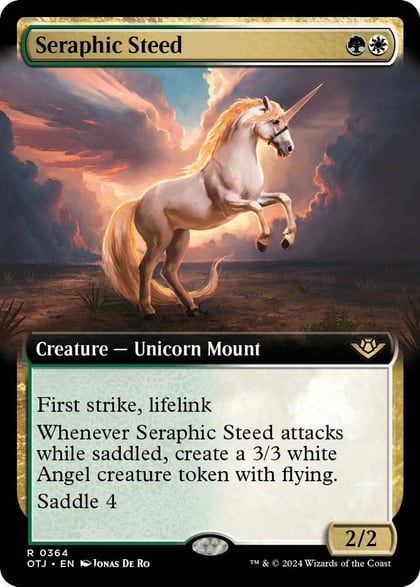 Seraphic Steed (Extended Art), Outlaws of Thunder Junction 364