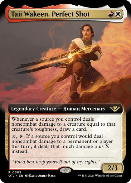 Taii Wakeen, Perfect Shot (Extended Art), Outlaws of Thunder Junction 365