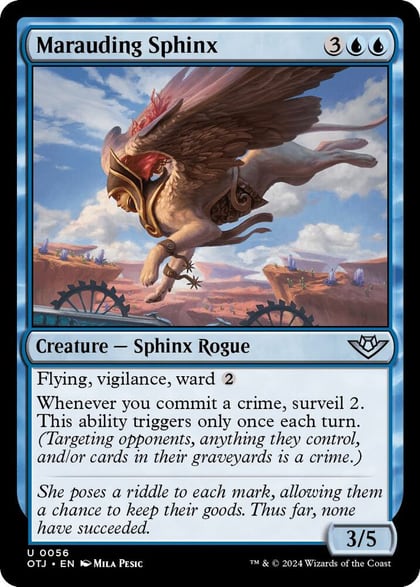 Marauding Sphinx, Outlaws of Thunder Junction 56