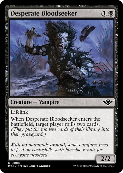 Desperate Bloodseeker, Outlaws of Thunder Junction 86