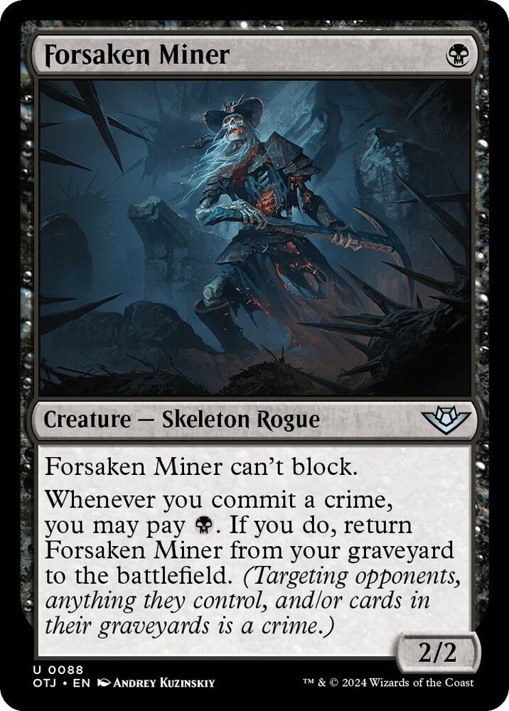 Forsaken Miner, Outlaws of Thunder Junction 88