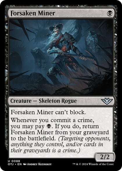 Forsaken Miner, Outlaws of Thunder Junction 88