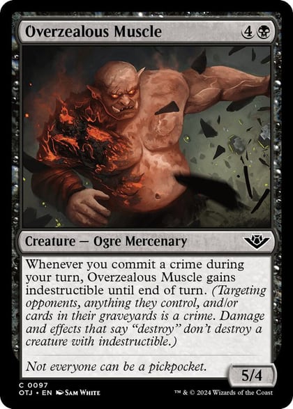 Overzealous Muscle, Outlaws of Thunder Junction 97