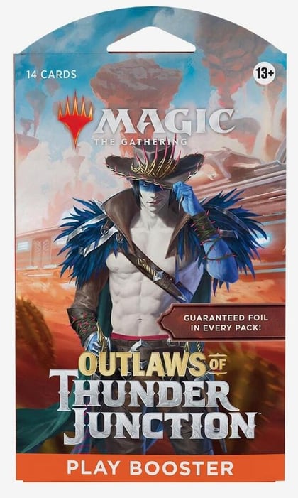 Outlaws of Thunder Junction - Sleeved Play Booster Pack, Outlaws of Thunder Junction P564080