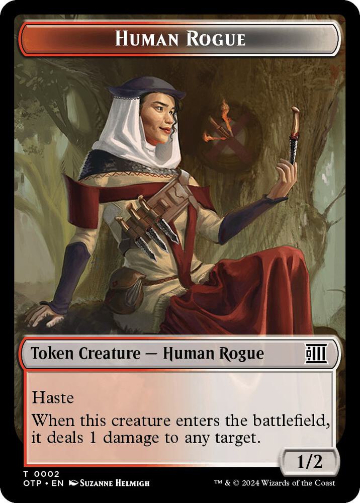Human Rogue Token, Outlaws of Thunder Junction: Breaking News 2