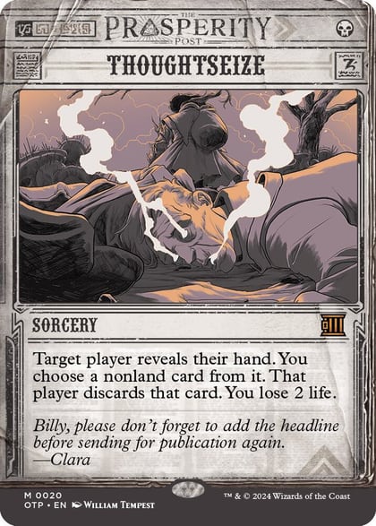 Thoughtseize, Outlaws of Thunder Junction: Breaking News 20