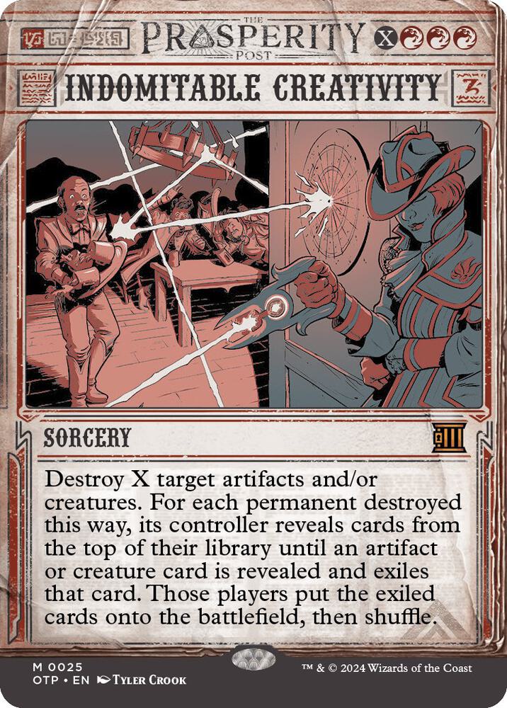 Indomitable Creativity, Outlaws of Thunder Junction: Breaking News 25