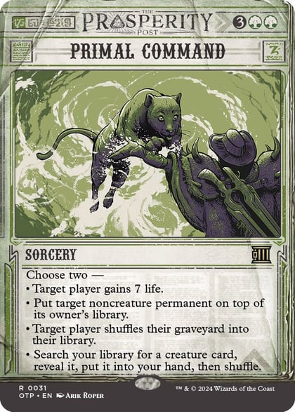 Primal Command, Outlaws of Thunder Junction: Breaking News 31