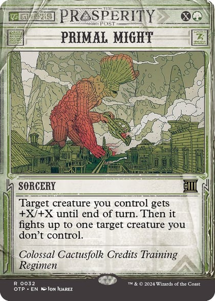 Primal Might, Outlaws of Thunder Junction: Breaking News 32