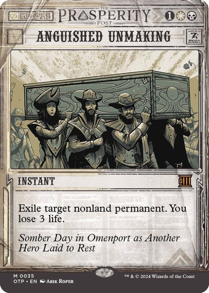 Anguished Unmaking, Outlaws of Thunder Junction: Breaking News 35