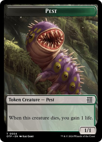 Pest // Plot Double-Sided Token, Outlaws of Thunder Junction: Breaking News 4 // 20